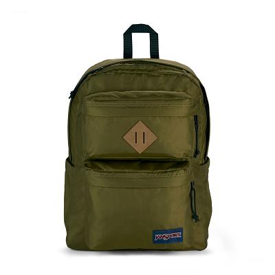 Ghiozdan Scoala JanSport Double Break Masline Verzi | RO_JS350