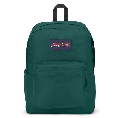 Ghiozdan Scoala JanSport SuperBreak® Plus Verzi Inchis | RO_JS017