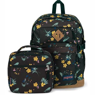 Rucsac Laptop JanSport DARK FLORA BUNDLE Maro | RO_JS426