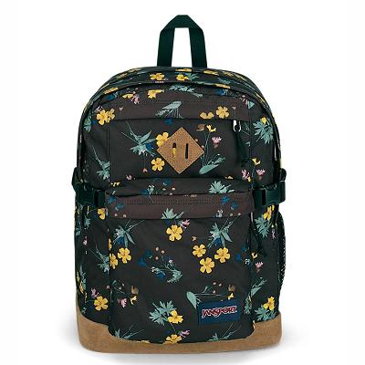 Rucsac Laptop JanSport SUEDE CAMPUS Negrii Galbeni | RO_JS061