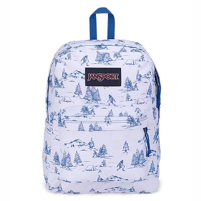 Rucsac Laptop JanSport SuperBreak® Plus Albi Albastri | RO_JS171