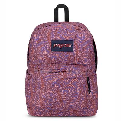 Rucsac Laptop JanSport SuperBreak® Plus Violet Portocalii | RO_JS492